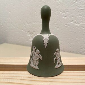 Wedgwood Green and White Decorative Bell